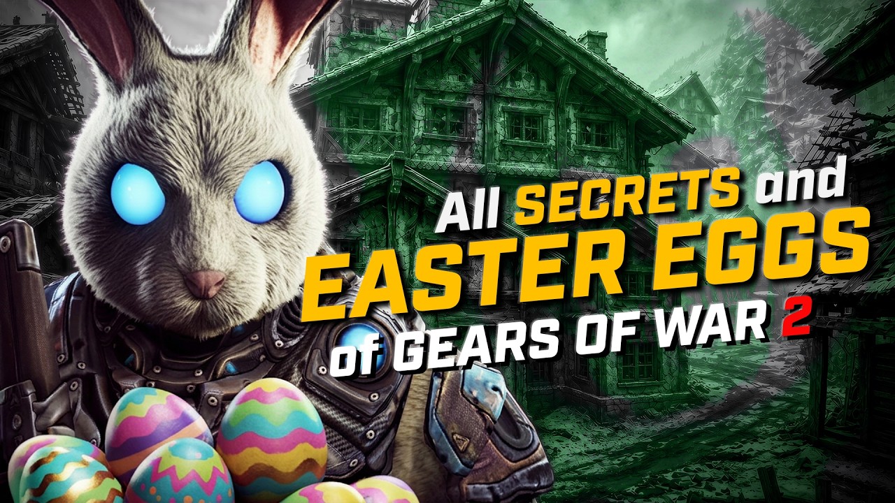 Gears of War 2 - ALL Easter Eggs and Secrets in 4K Resolution!
