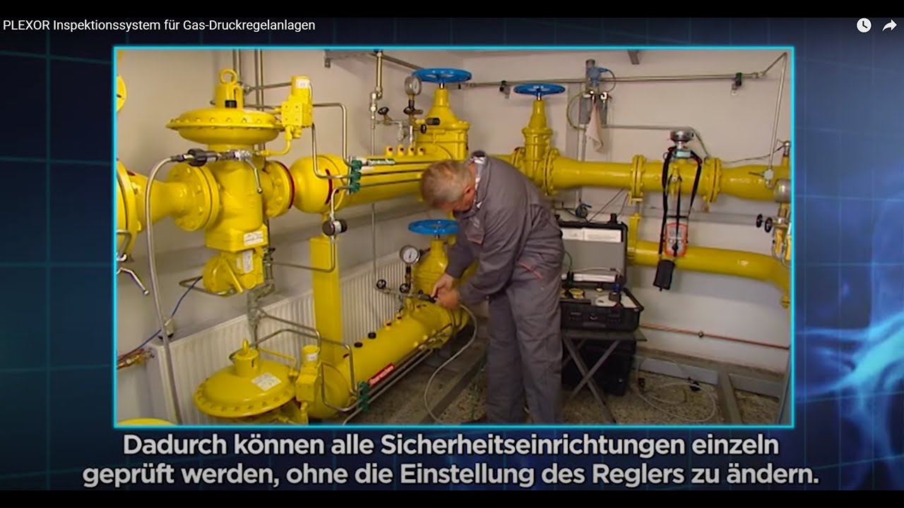 PLEXOR Inspektionssystem für Gas-Druckregelanlagen