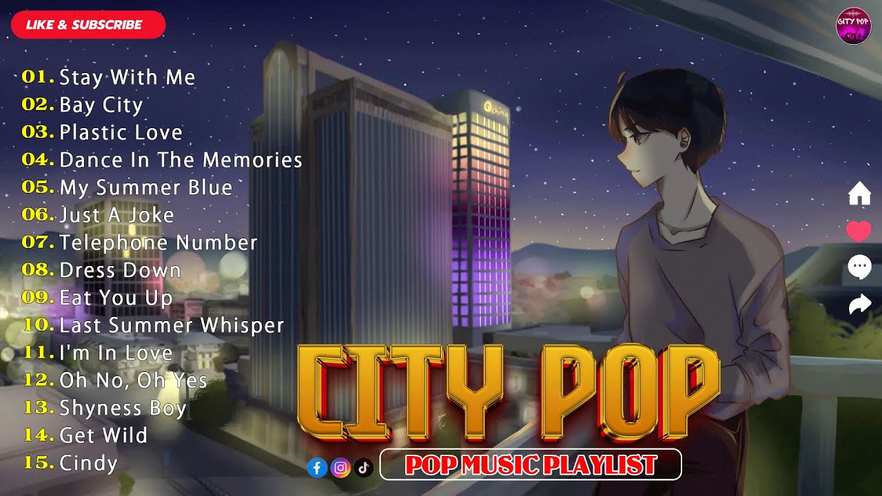 Japanese City Pop 2024 🎀 Japanese City Pop Music Of The 80s 🎄 City Pop Songs For Work - シティポップ