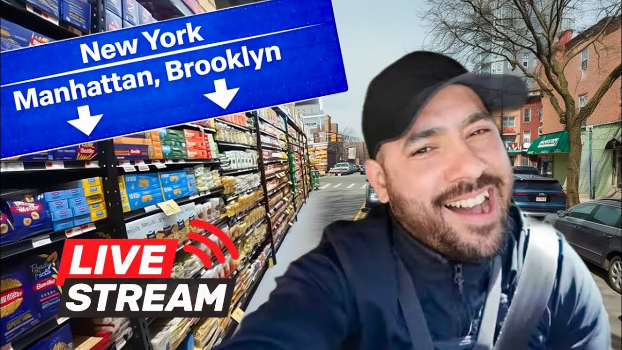 🔴 EN VIVO New York City 🌧️ POV Manhattan & Brooklyn | Rainy Day Daily Drive