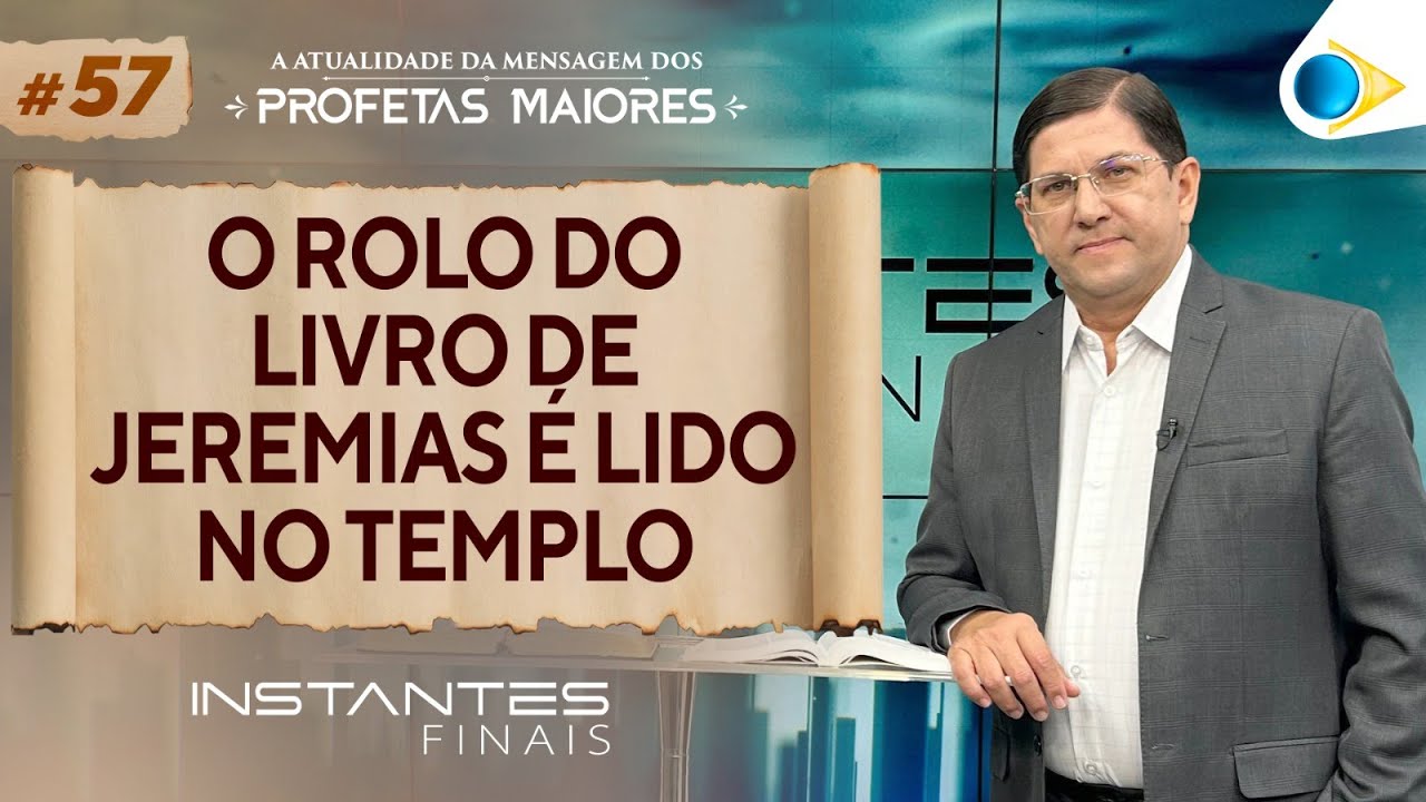 O Rolo de Livro de Jeremias é Lido no Templo. | Instantes Finais