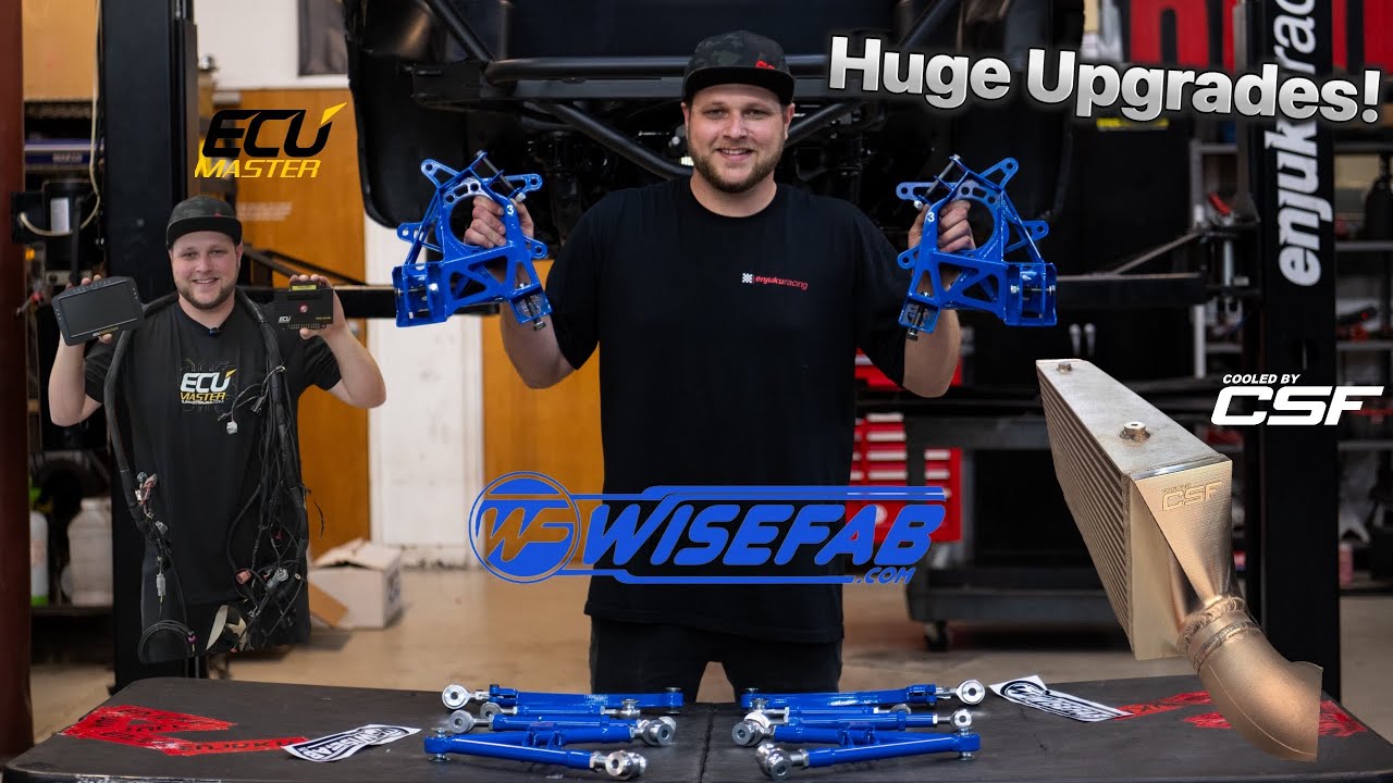 Leveling up my pro drift car with Wisefab & @ECUMasterUSA! + Billet @CSFracing Intercooler!