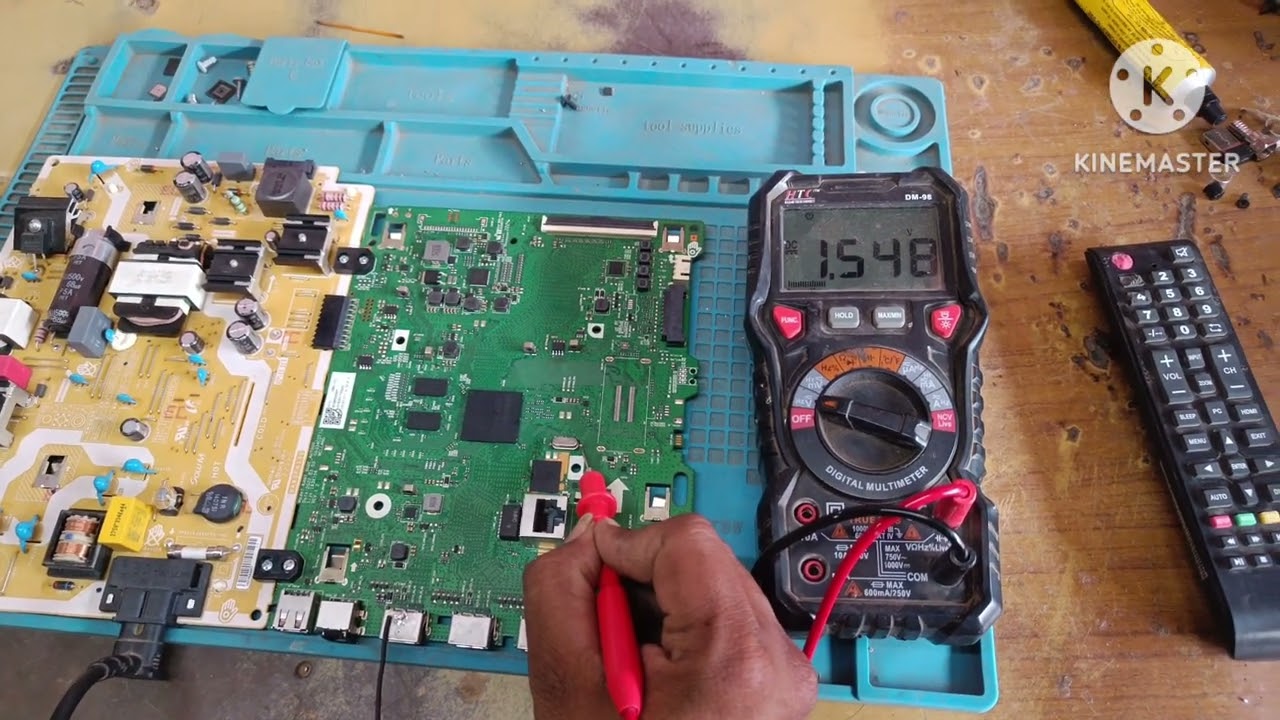UA43AU7700KLXL 4K SAMSUNG  LED motherboard one time blinking problem