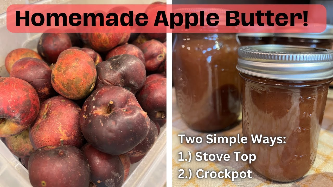 HOW TO MAKE APPLE BUTTER | Easy Step By Step Tutorial | 2 Ways (crockpot vs stovetop).