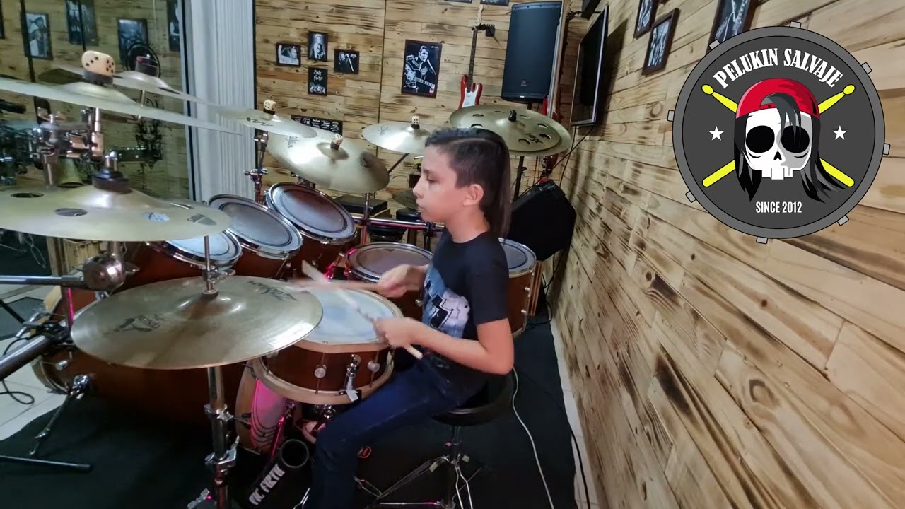 I was made for loving you - KISS (Cover de bateria by Pelukin Salvaje)