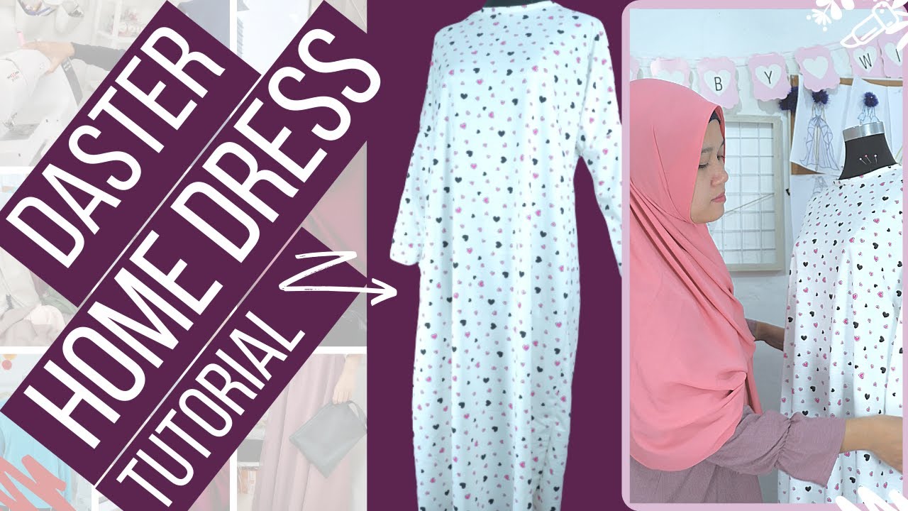 Ibu Pinter bikin Daster  - Dari Pola Daster s/d Jadi [ POLA TERMUDAH ]