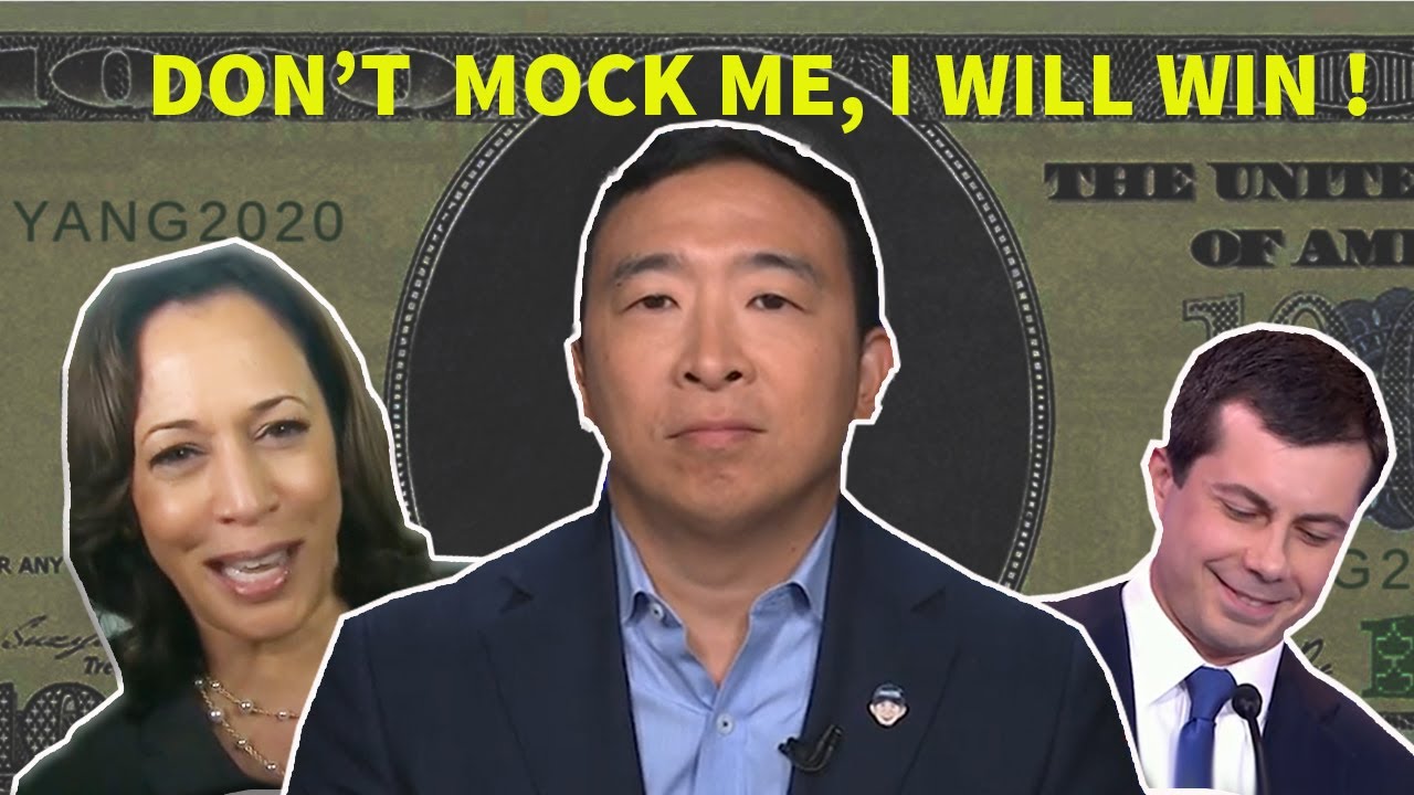 Andrew Yang responds to reactions of Pete Buttigieg and Kamala Hariss about his giveaway UBI 9/15th