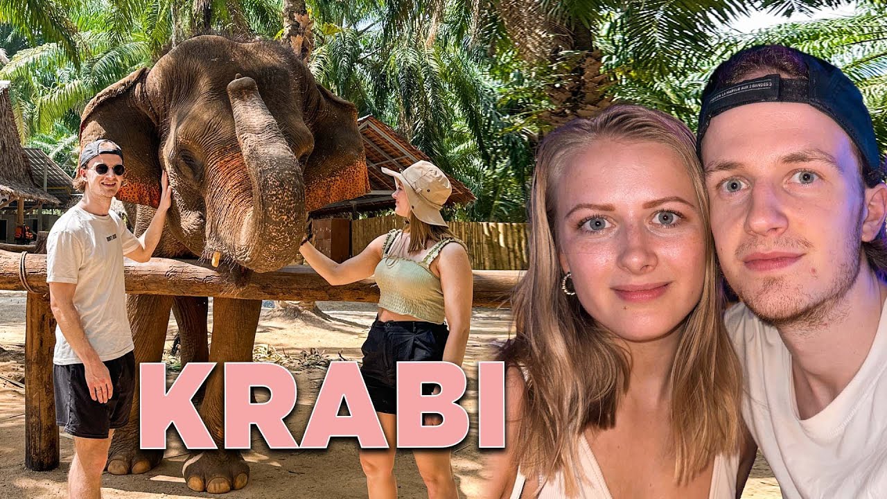 Elephants In Krabi | Backpacking in Thailand Vlog 3