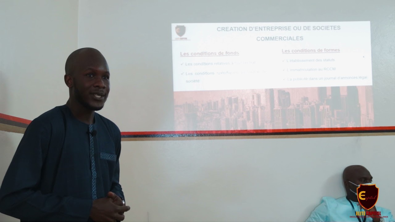 Séminaire sur les démarches administratives, juridiques et fiscales de la création d'entreprise