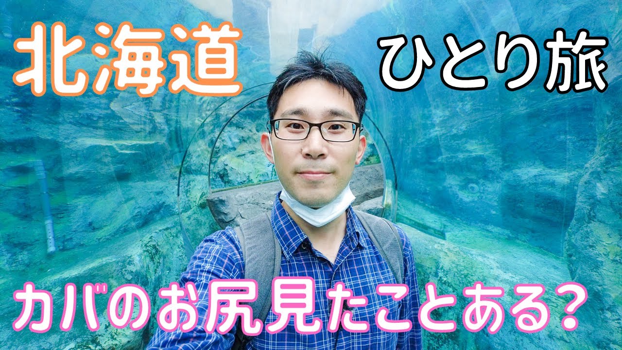 【北海道】鉄道で巡る2泊3日の旅！カバのお尻が見れる旭山動物園  男ひとり旅VLOG