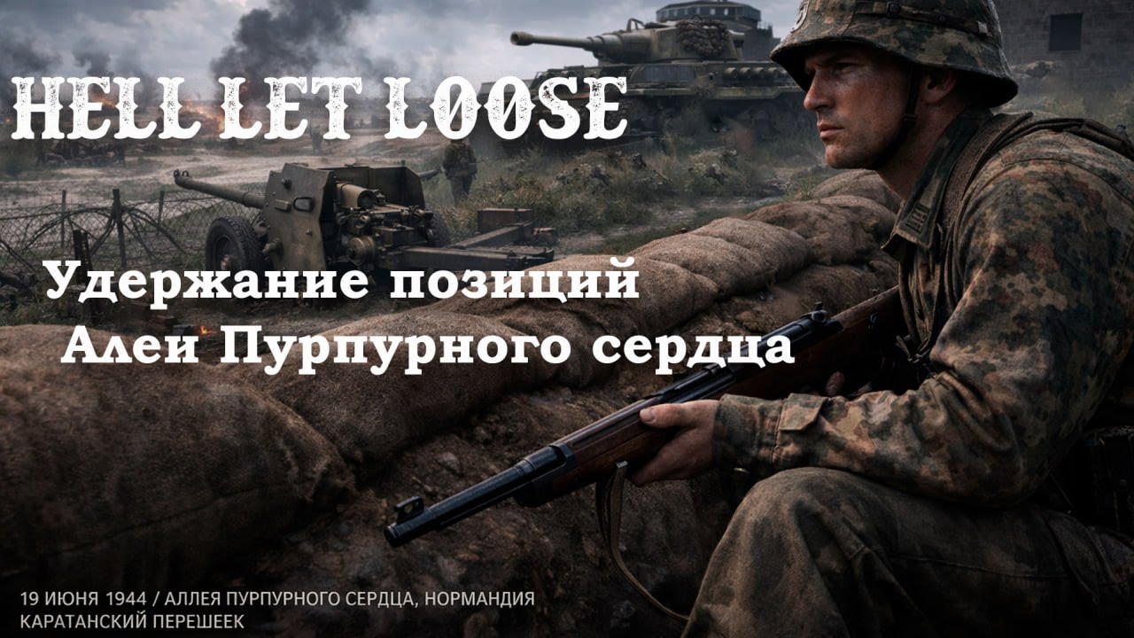 Hell Let Loose | Аудиодневник солдата HLL | Удержание позиций Алеи Пурпурного сердца