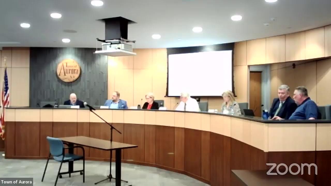Town of Aurora Work Session and Meeting - April 9, 2024