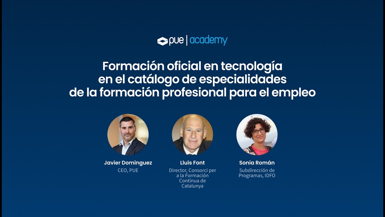 Formación en tecnología en el catálogo de especialidades de la formación profesional para el empleo