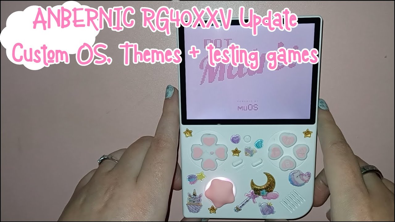 ANBERNIC RG40XXV update 🎀 themes, PSX, GBA, N64, Moonlight & More