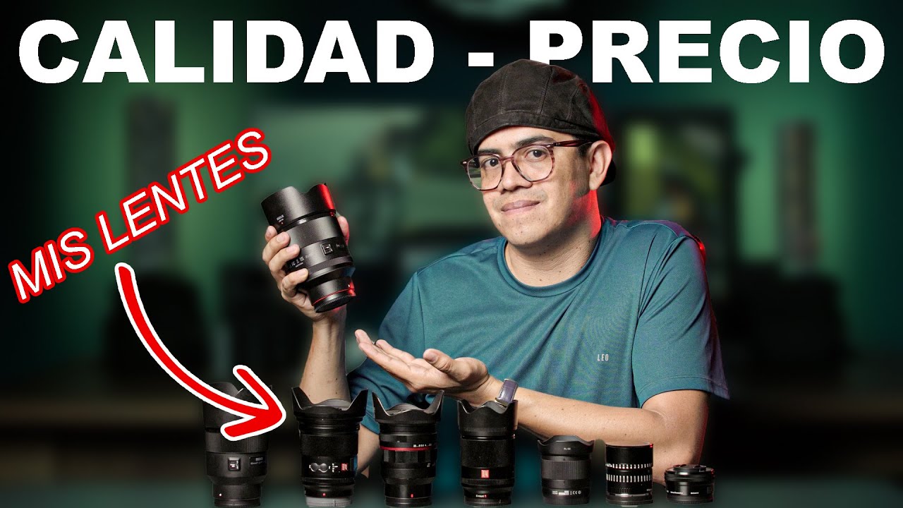 Todos mis LENTES CALIDAD-PRECIO de Fotografía y Video! y mi honesta opinión y recomendación!