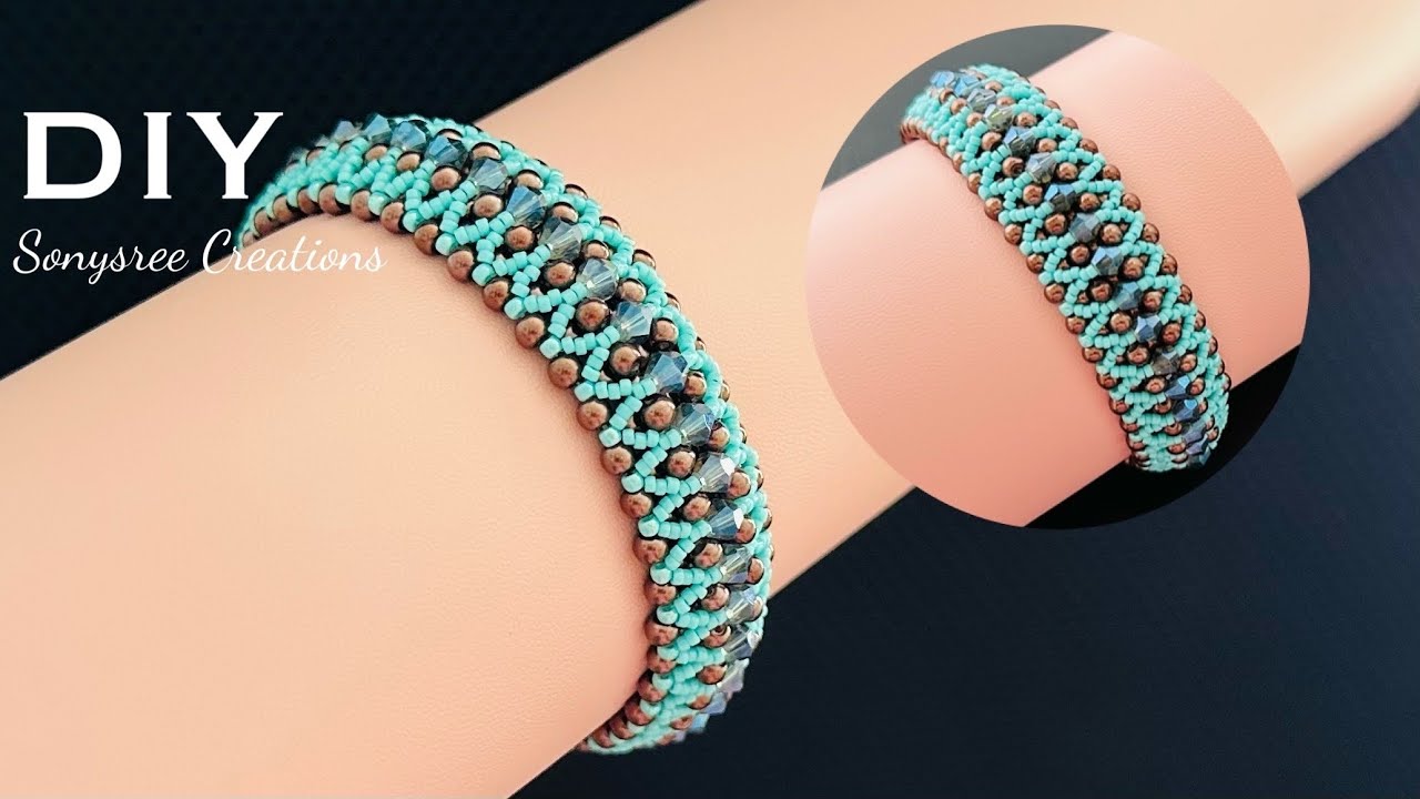 Beaded Bangle || How to make Beaded Bangle