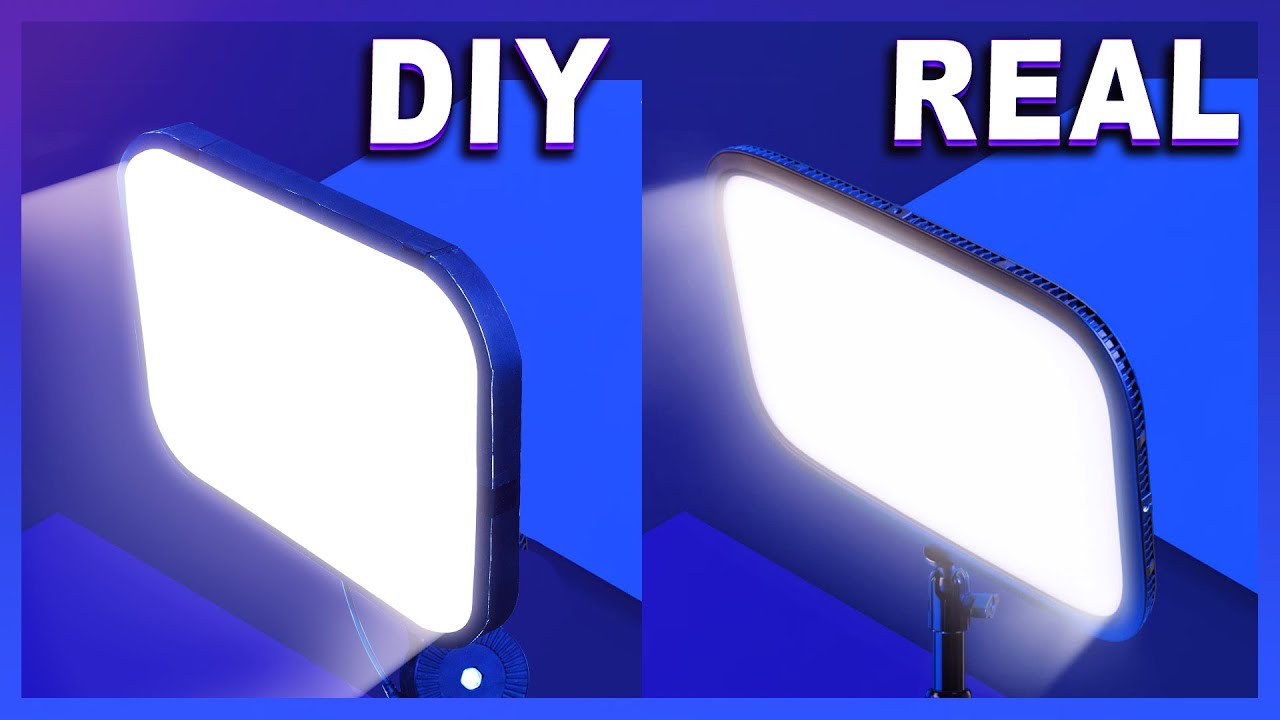 I Made a DIY ELGATO KEY LIGHT FOR $13 (LED Panel)