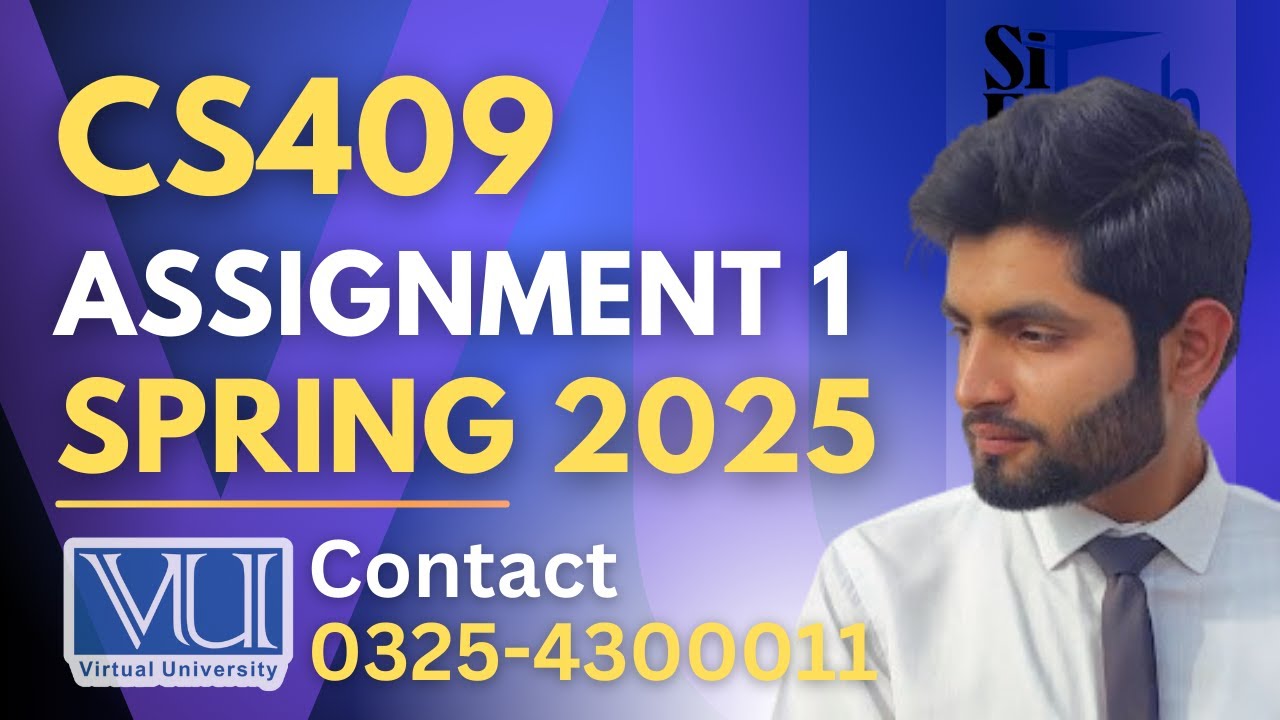 CS409 assignment 1 solution 2025 |  CS409 assignment 1 solution spring 2025 # CS409#assignment1#2025