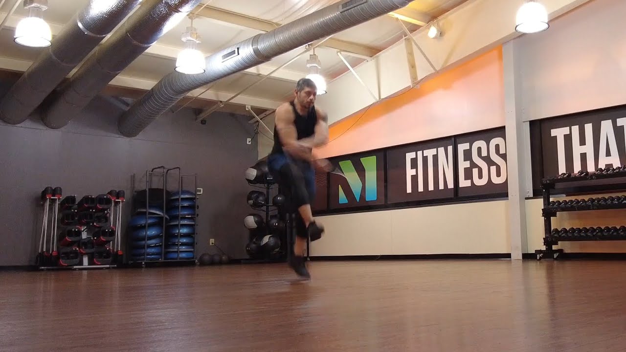 5 min jump rope session.