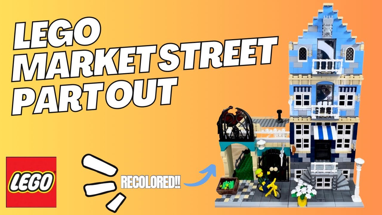 Lego Market Street Modular Part out