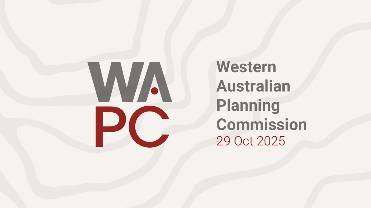 Western Australian Planning Commission Meeting - 29 October 2025