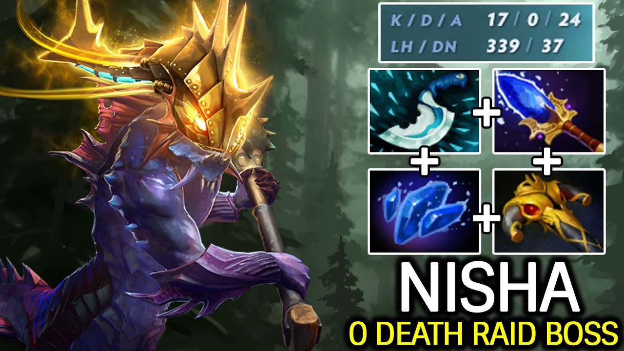 Nisha 0 Death Raid Boss – Slardar Mid Totally Outplayed Dota 2