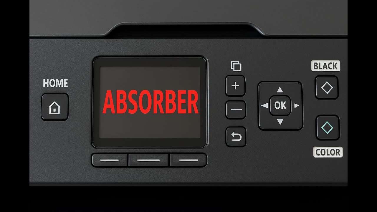 CANON PIXMA MG5550  ERROR 5B00 ABSORBER (PAMPERS)