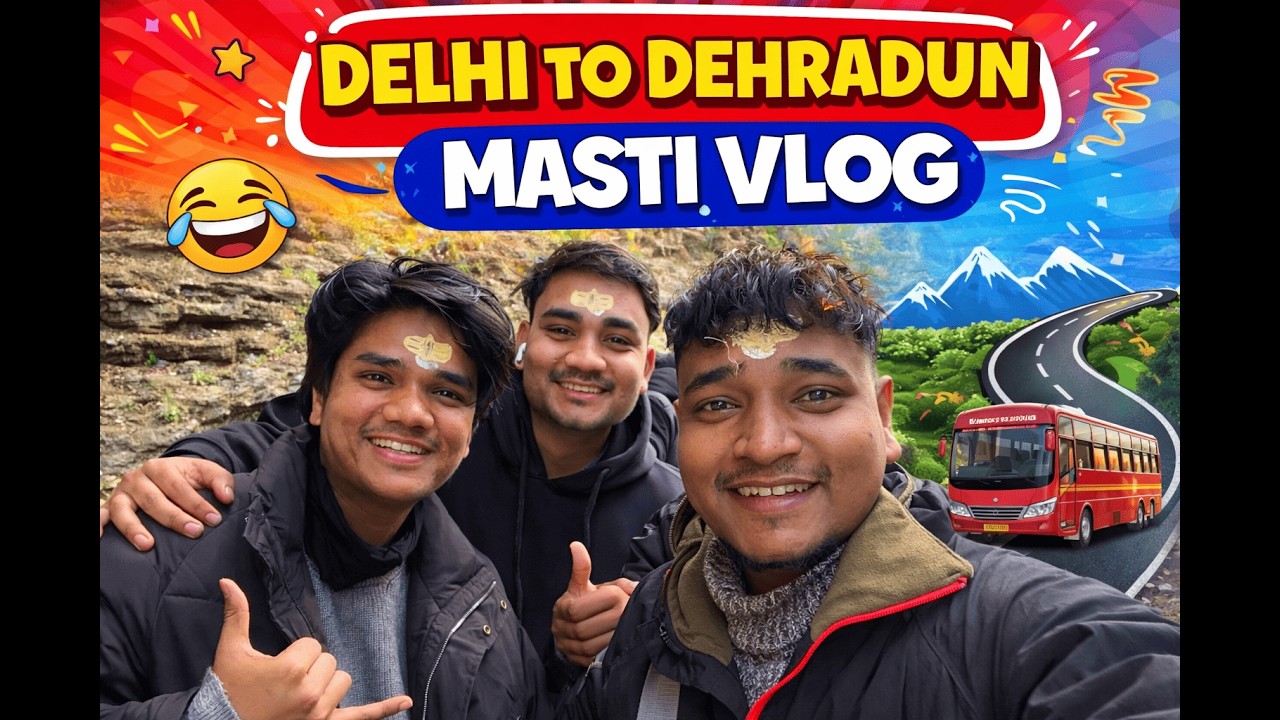 Delhi to Dehradun Road Trip by Bus | Laxmi Holidays Bharat Benz sleeper | Full Masti vlog| Bike rent