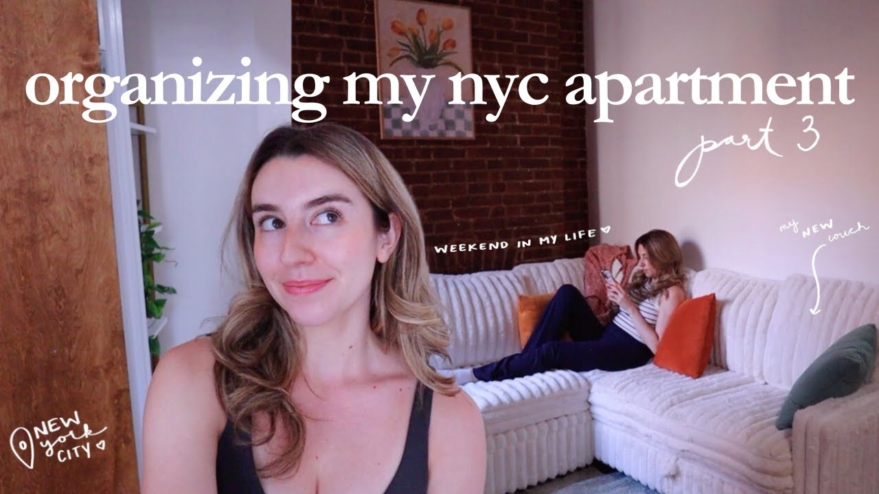 i got my dream couch... a few *productive* days in my life in nyc 🛋️✨