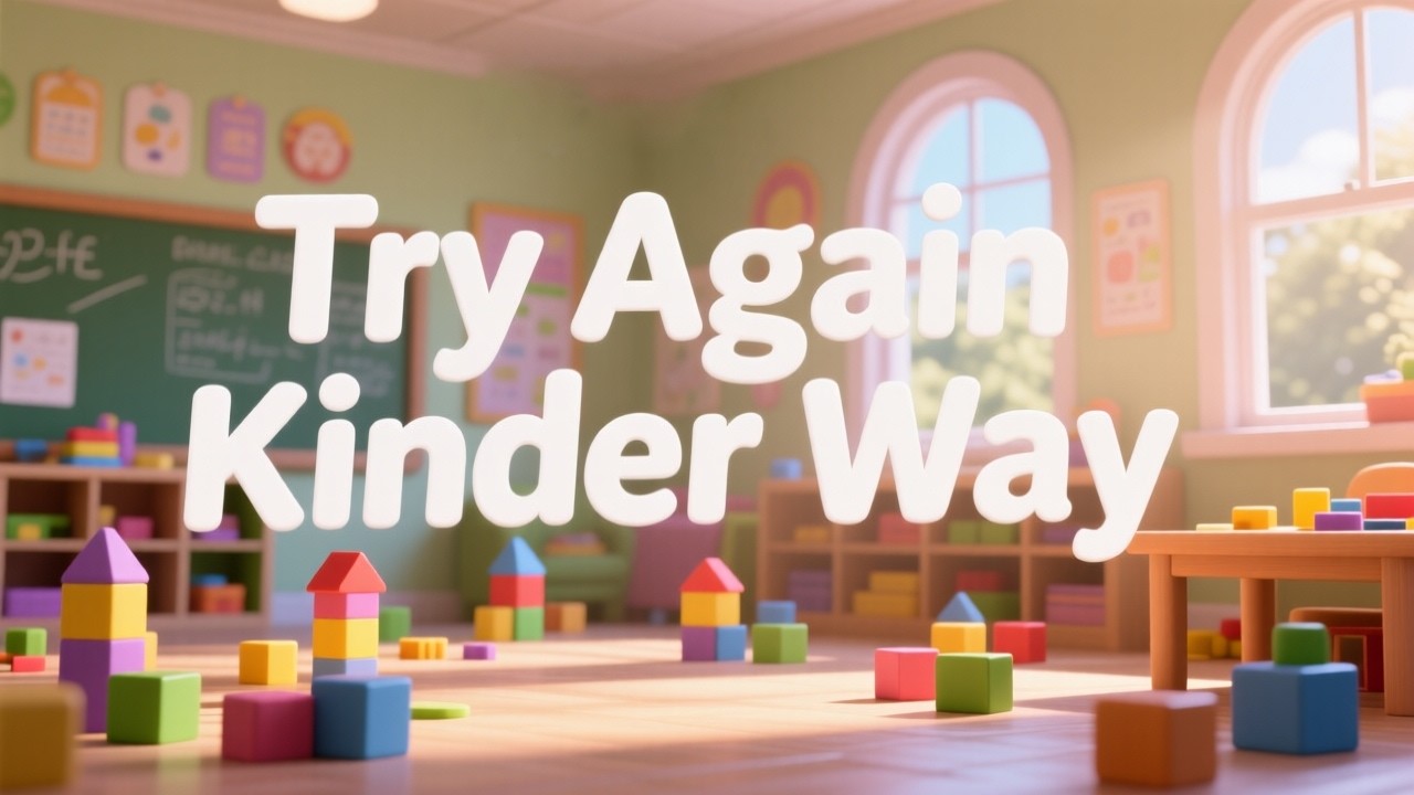 Try Again the Kinder Way! 🌈 | Learning Kindness & Apologies for Kids