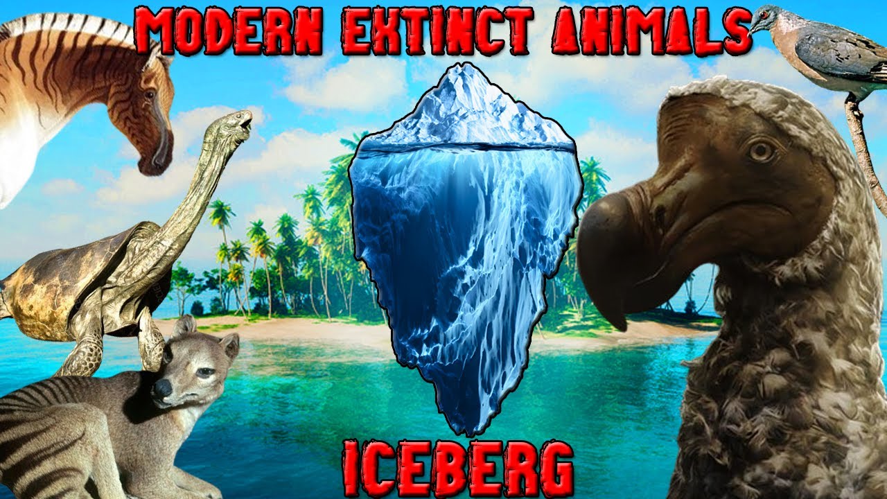 Modern Extinct Animals Iceberg