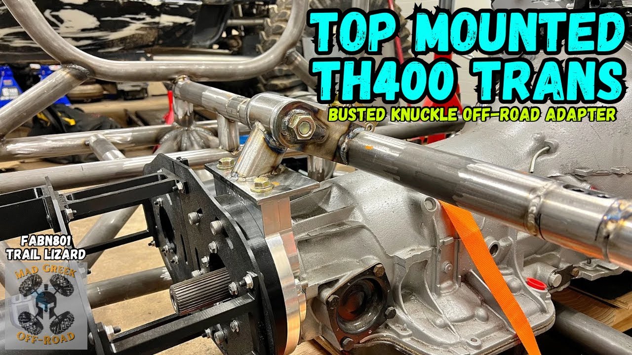 Top Mounting TH400 Transmission w/ BKOR Adapter | Trail Lizard Buggy FABN801
