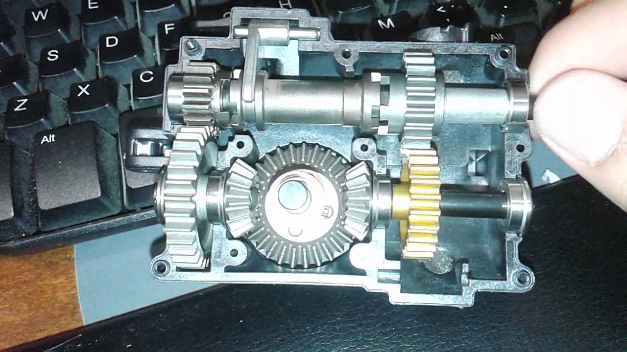 losi lst xxl forward with reverse transmission gear works
