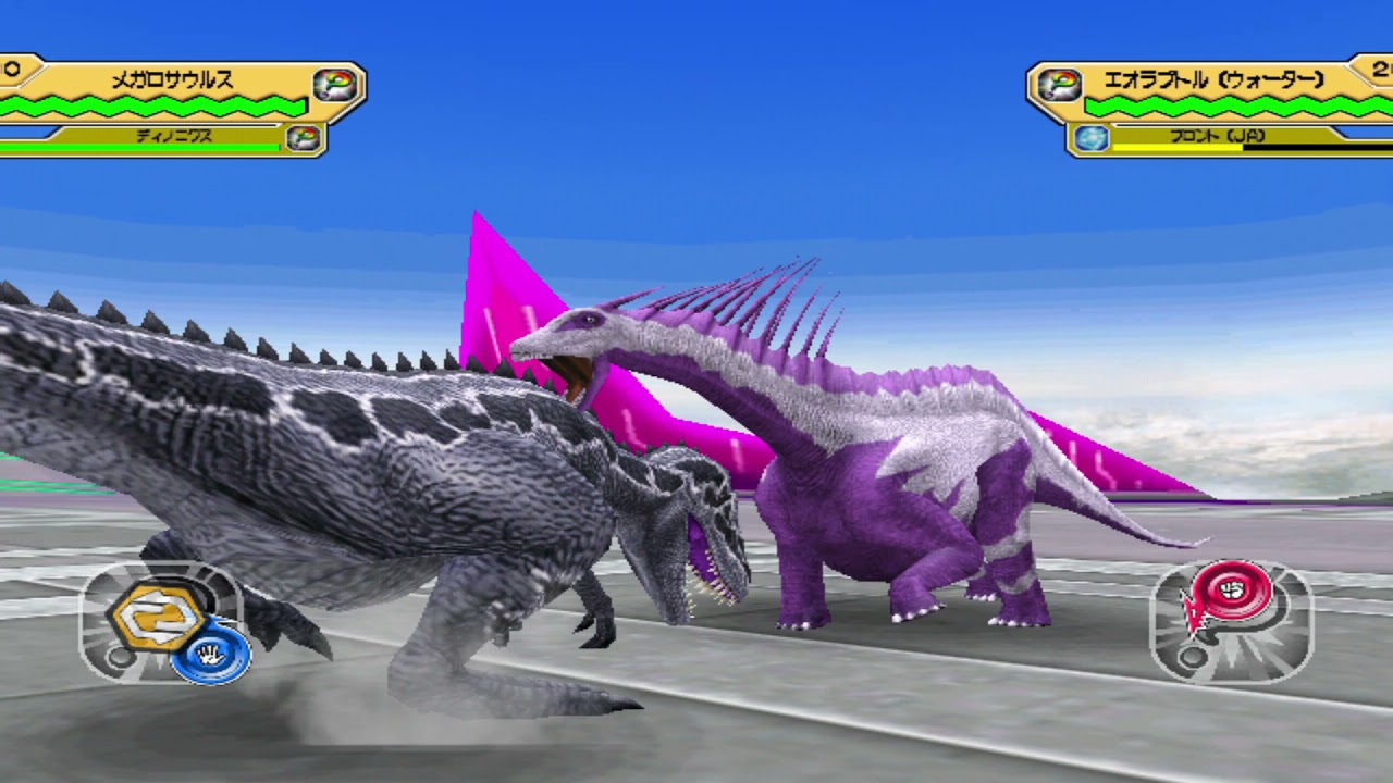 Dinosaur King 古代王者恐竜キング - Wake up! New Power!!: Megalosaurus X Deinonychus - Space Pirates Stage 3