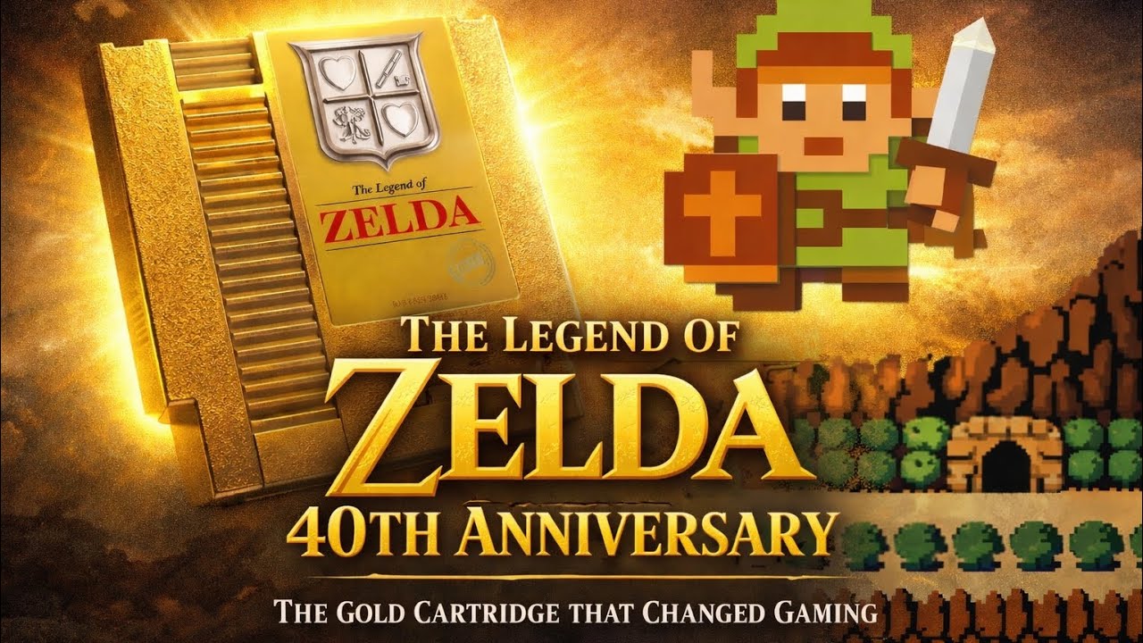 The Legend Of Zelda 40Th Anniversary  - The Gold Cartridge That Changed Gaming! 