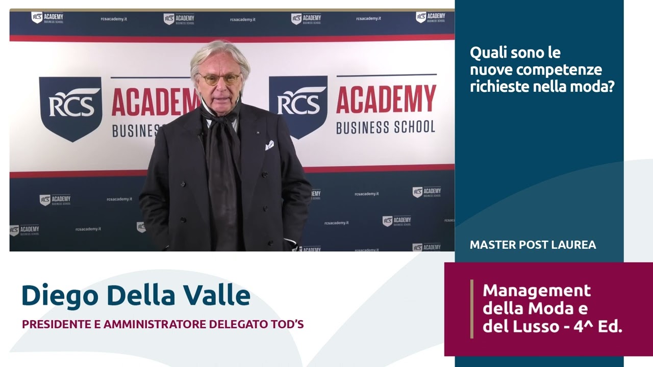 Diego Della Valle - Presidente e Amministratore Delegato, Tod&rsquo;s