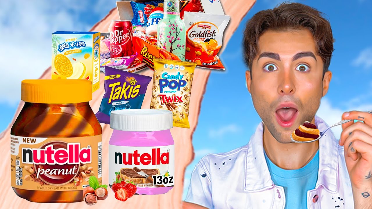 PROVO SNACK AMERICANI ASSURDI *NUTELLA PENUT* | GIANMARCO ZAGATO