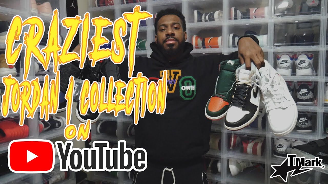 THE CRAZIEST JORDAN 1 COLLECTION ON YOUTUBE!!!!