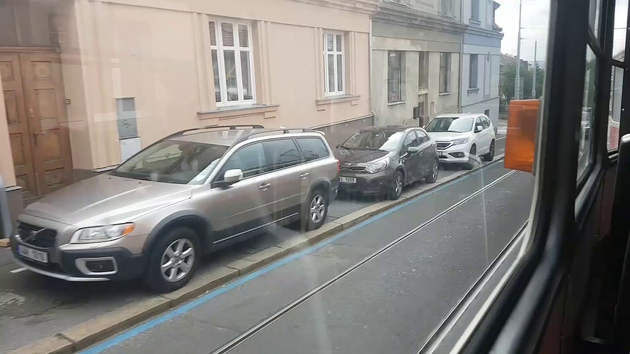 Трамвай Прага- Линия 17 | Praha tram- Line 17 Vozovna Kobylisy- Sídliště Modřany