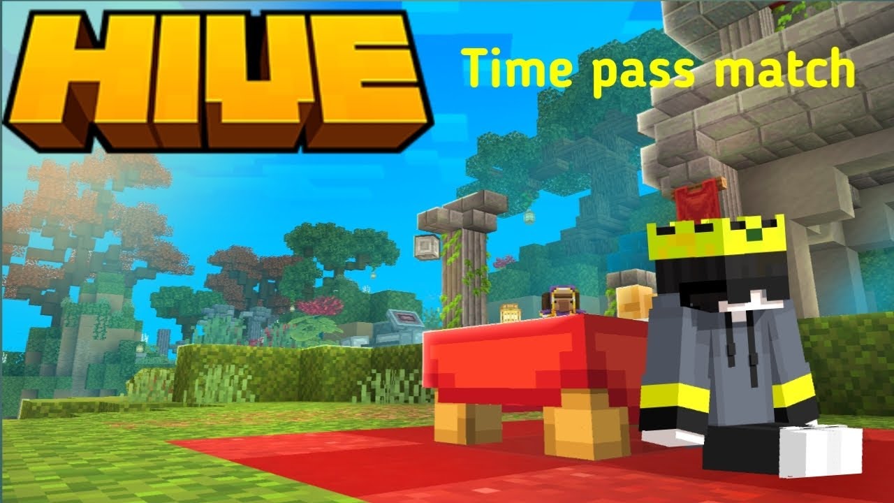 Minecraft pe hive bedwars intense match