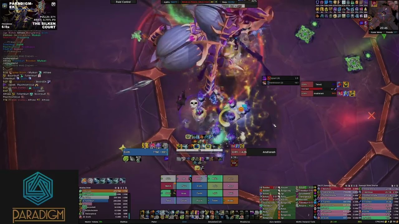 Mythic Silken Court Kill (Eroth Enhance POV)