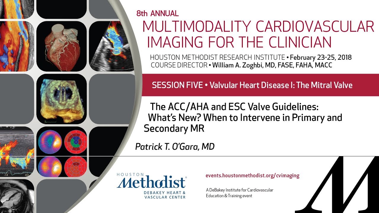 The ACC/AHA and ESC Valve Guidelines: What’s New? (PATRICK T. O’GARA, MD)