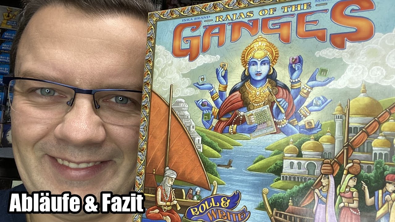 Rajas of the Ganges - The Dice Charmers (Huch!) - Roll & Write Spiel .... warum erst ab 12 Jahre?