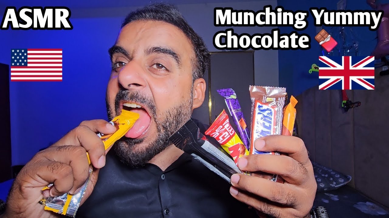 ASMR - Eating yummy Chocolates 🍫 ( Extreme level tingles & eating sounds)