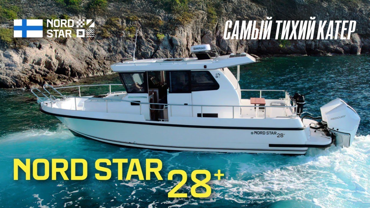 Тестируем кабинный катер Nord Star 28+  Подробный обзор Финского кабинника!!!
