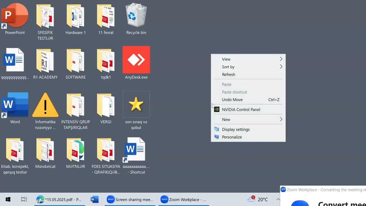 Dövlət Qulluğu - 15.05.2025 qəbul. İnformatika! BA/AC/BB bütün suallar!
