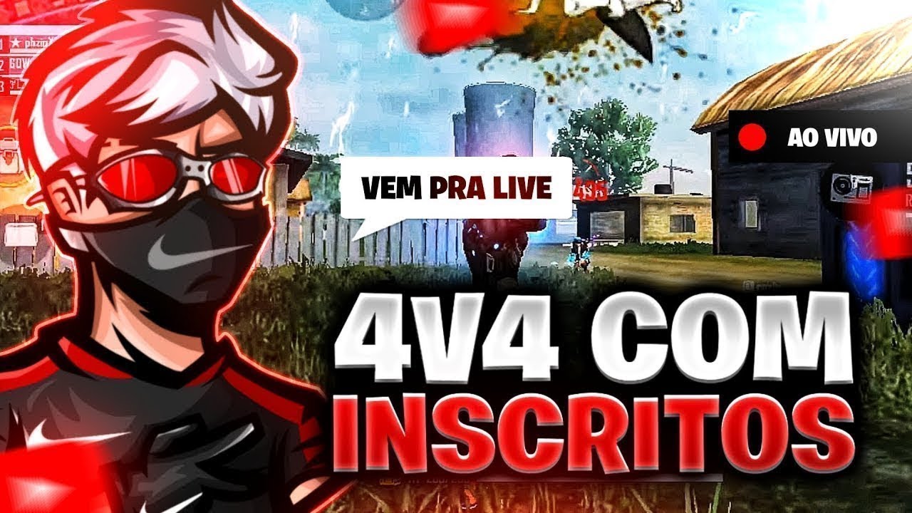 🔥 LIVE FF 🔥 FREE FIRE - AO VIVO 4X4 + 🔥 6X6 COM INSCRITOS 🔥 SALA PERSONALIZADA 🔥 BOREL REVELA