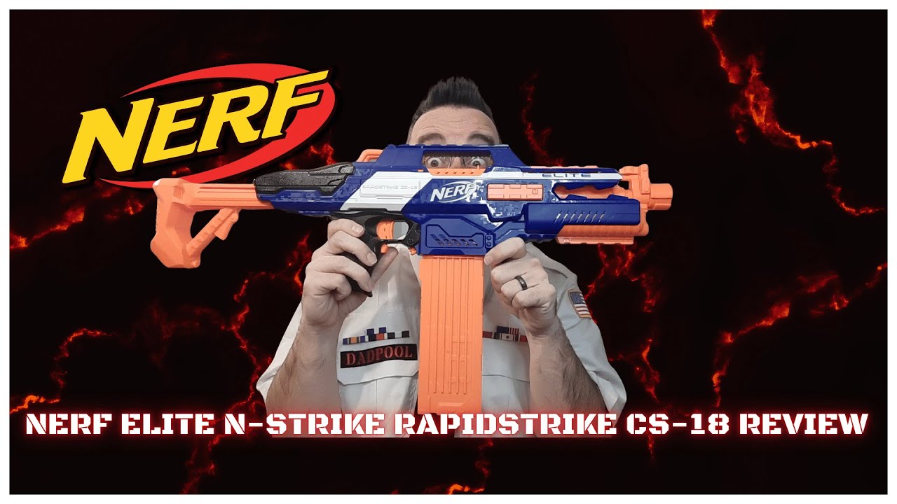 ОБЗОР: 10 вещей, которые нужно знать о бластере NERF Elite N-Strike Rapidstrike CS-18