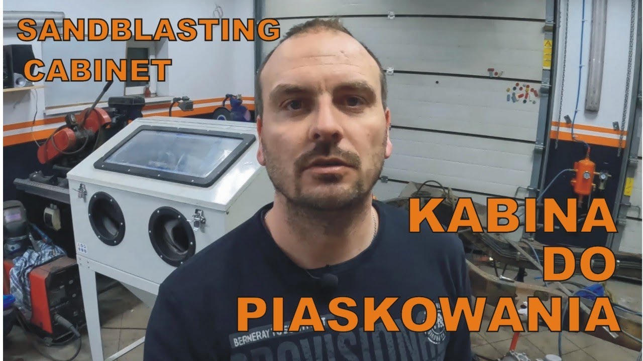 Sandblasting Cabinet || Piaskarka Kabinowa || Kabina do piaskowania  220l Cormak