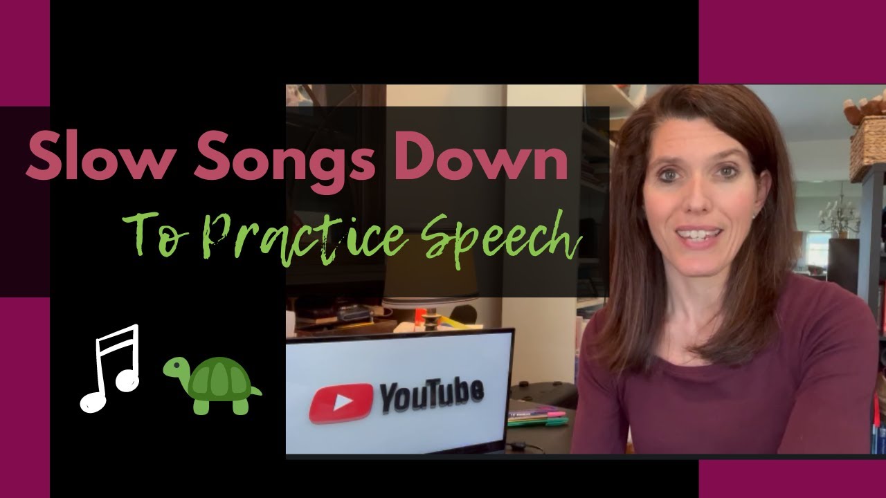 How to Slow Music Videos Down on YouTube for Aphasia | Stroke Recovery Practice